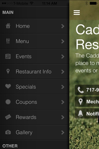 Caddy Shack Restaurant screenshot 2