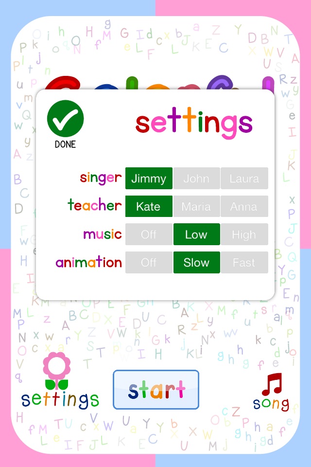 Colorful ABC (Nursery English Alphabets Flashcards for Kids | Montessori Education) screenshot 2