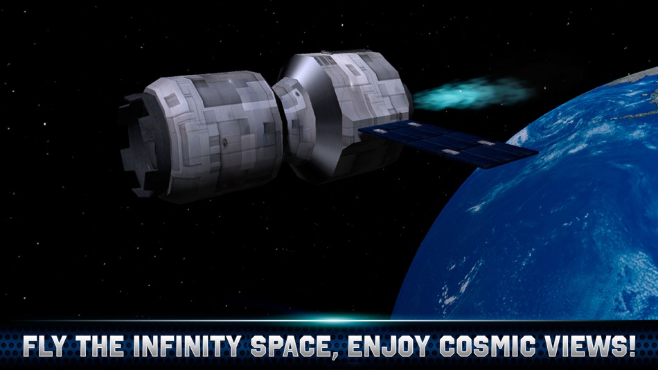 #2. Space Shuttle Flight Simulator 3D Free (iOS) 由: Tayga Games OOO