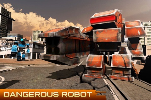 Robot Army Warfare 3D – Modern World Battle Tanks against the Enemy War Robots screenshot 4