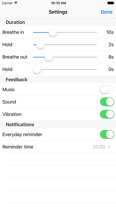 Screenshot #3 pour iBreathe - Relax and Breathe
