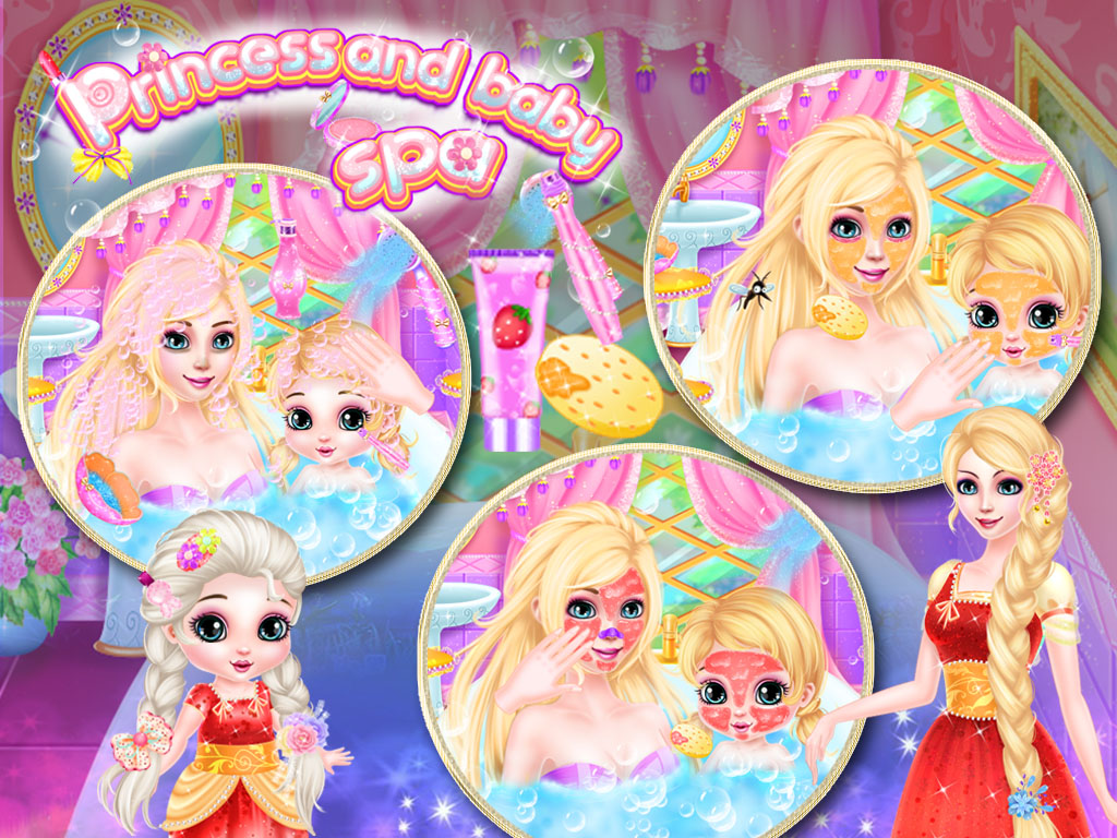 Princess And Baby makeup Spa － makeover