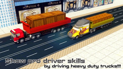 Truck Tycoon Driver Pro Traffic Rider - Free 3D Parking Simulator iPhone screenshot