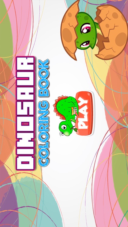 Baby Dino Coloring Book  - Dinosaur Drawing paint and color pages games for kids
