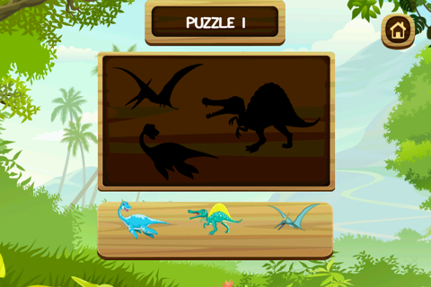 Dinosaur Train & Sounds Fun Dino JigSaw Puzzle Game for Toddler & Preschool Kids | Educational Games for Children 3 4 5 6 Years Free !!! screenshot 4