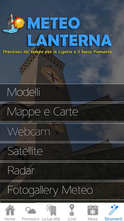 Meteolanterna previsioni meteo per Genova e la Liguria screenshot-4