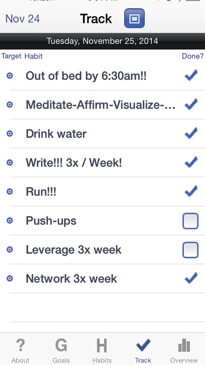 The Habit Factor® Pro, (Habits 2 Goals Tracker)