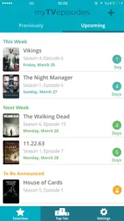 my tv episodes iphone screenshot 1