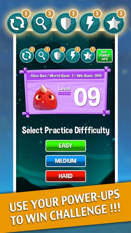 Alien Match 3 Battle : Cute monster ascendance puzzle free games for baby screenshot-3