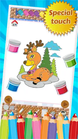Game screenshot Christmast Coloring Book Drawing for Kid Games apk