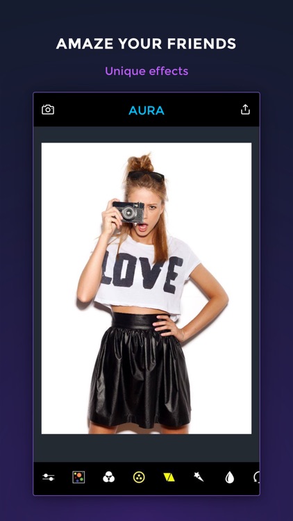 AURA - Camera Photo Editor: Filters, Frames & Text For Instagram.