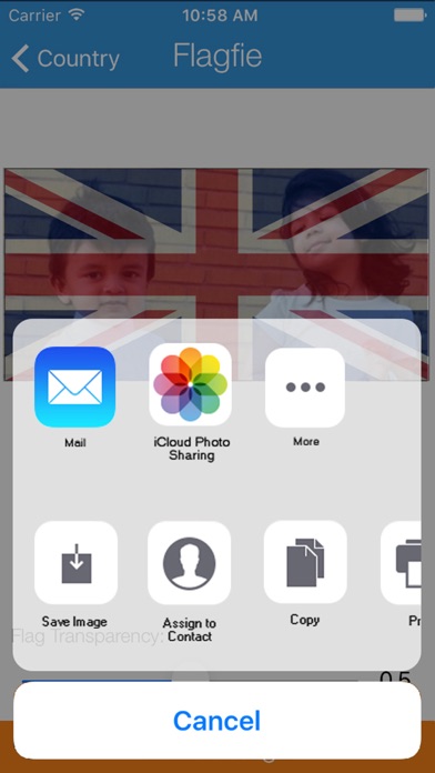 Flagfie - Selfie with Flag iPhone screenshot 5 - Photo & Video app