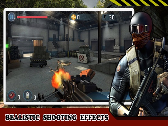 Sniper Shoot War-Gun Shooting: A Classic Fire Shoot Killer City FPS Game iPad app afbeelding 3