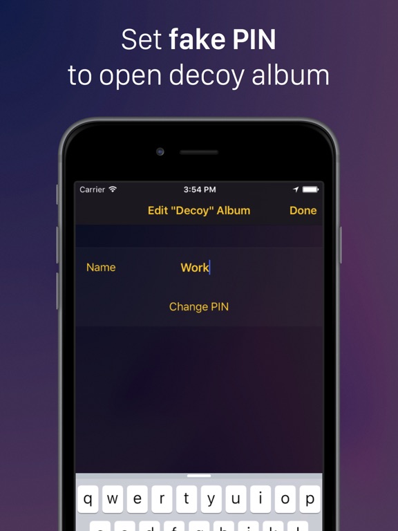 Privato - Private & Secret Photo Albums + Fake PIN iPad screenshot