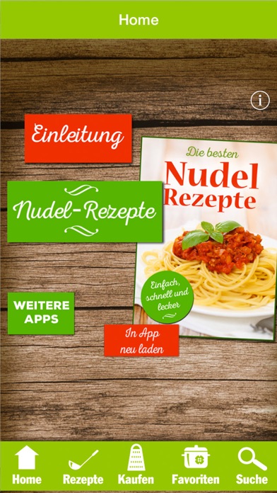 Nudeln Rezepte - Nudelrezepte fürs schnelle & und einfache Pasta-Glück screenshot
