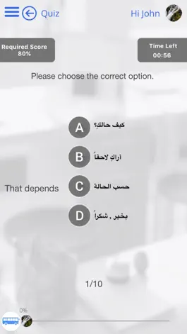 Game screenshot Learn Arabic via Videos by GoLearningBus apk