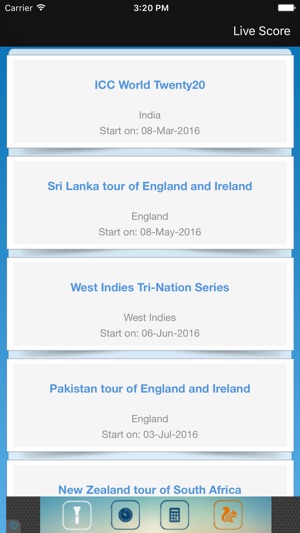 Live Cricket Scores and Schedule