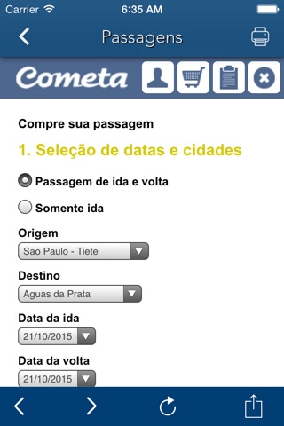 Cometa App screenshot 2