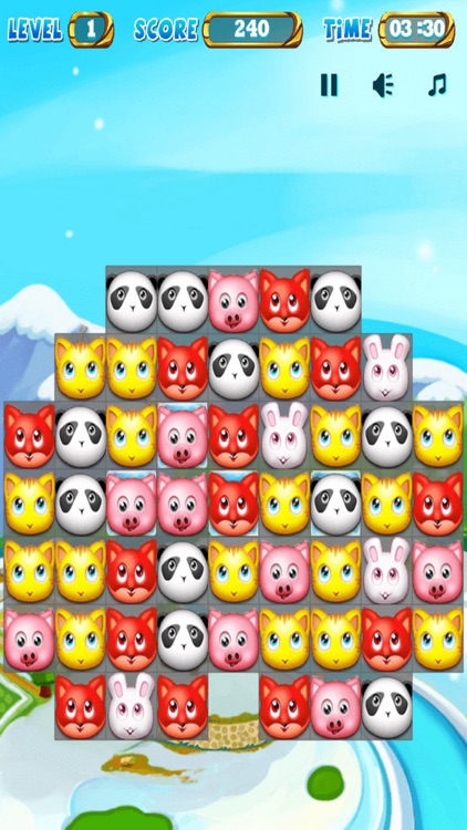 Crazy Pet Crush-3 match games