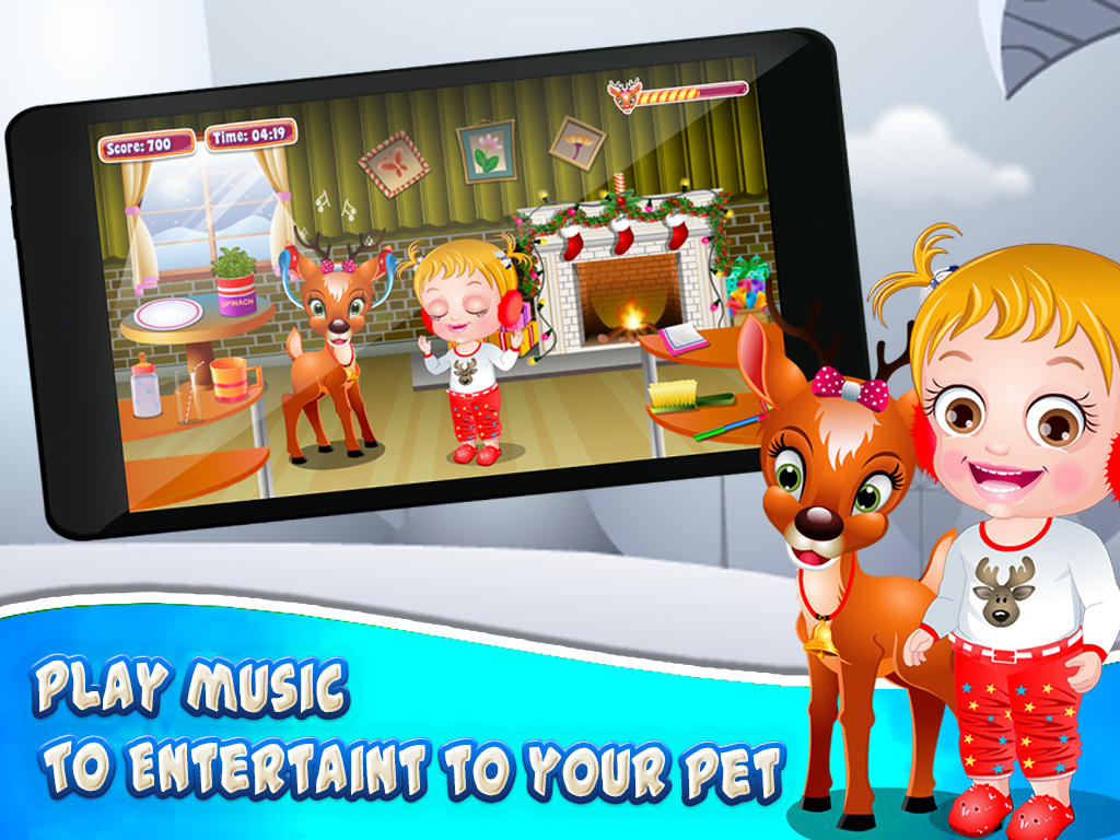 Baby Hazel Reindeer Surprise