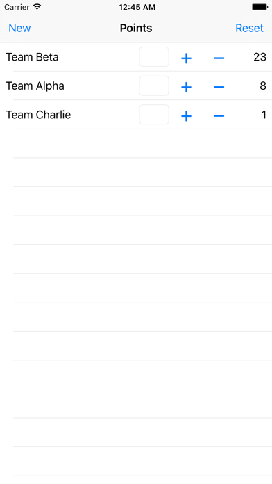 How to cancel & delete Points - Scoresheet from iphone & ipad 1