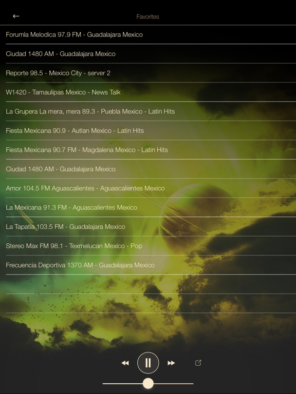 Screenshot #5 pour Mexico MUSIC Online Radio