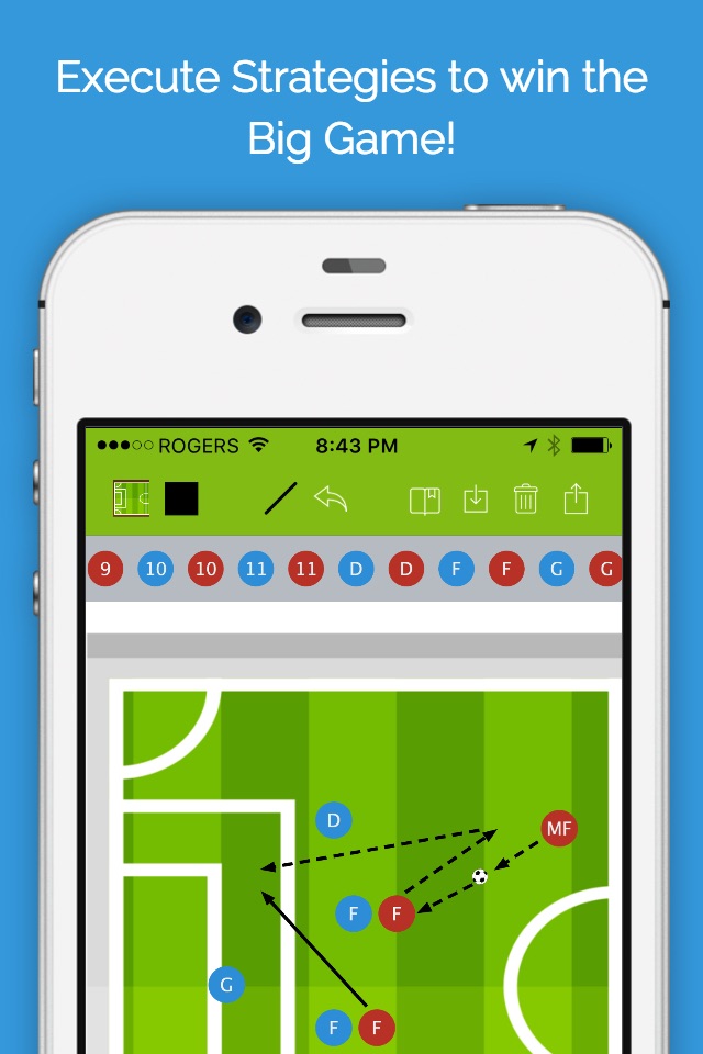 Soccer Blueprint Lite - Clipboard Drawing Tool for Coaches screenshot 2