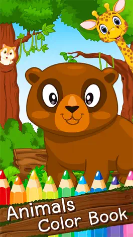 Game screenshot Animals Cartoon art pad Learn to paint and draw animals coloring pages printable for kids free . mod apk