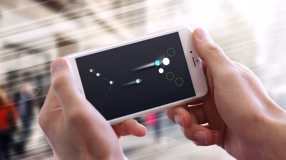 #1. Symmetrica: Minimalistic arcade game (iOS) 来自: Feavy Games