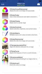 CIFilters screenshot #1 for iPhone