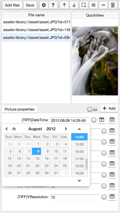 App screenshot