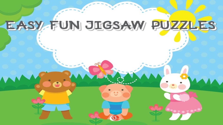 Easy Fun Jigsaw Puzzles! Brain Training Games For Kids And Toddlers Smarter - 1.0 - (iOS)