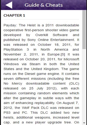 PRO - PAYDAY THE HEIST Game Version Guide screenshot 2