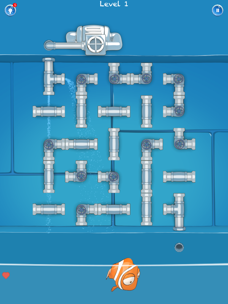 Saving Bob the Clownfish - fun puzzle