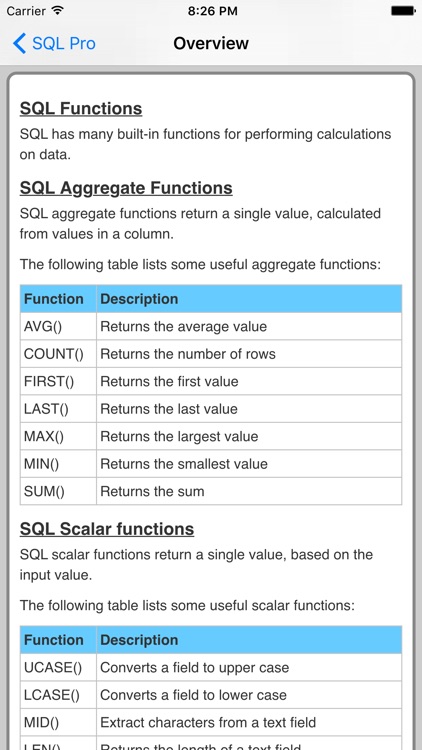 SQL Pro screenshot-4