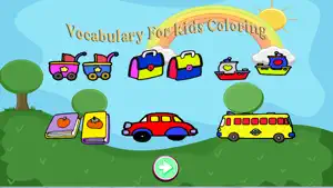 Coloring Book Vocabulary for children screenshot #4 for iPhone