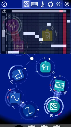 Скриншот Reactable Mobile на iPhone 5
