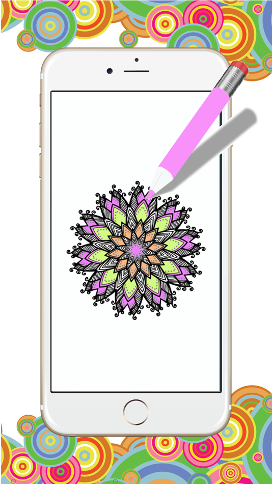 #2. best mandala coloring book:free adult colors therapy stress relieving pages (iOS) Göre: Natthaya Sutthitham