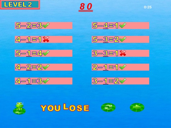 Easy learning subtraction - Smart frog kids math iPad screenshot