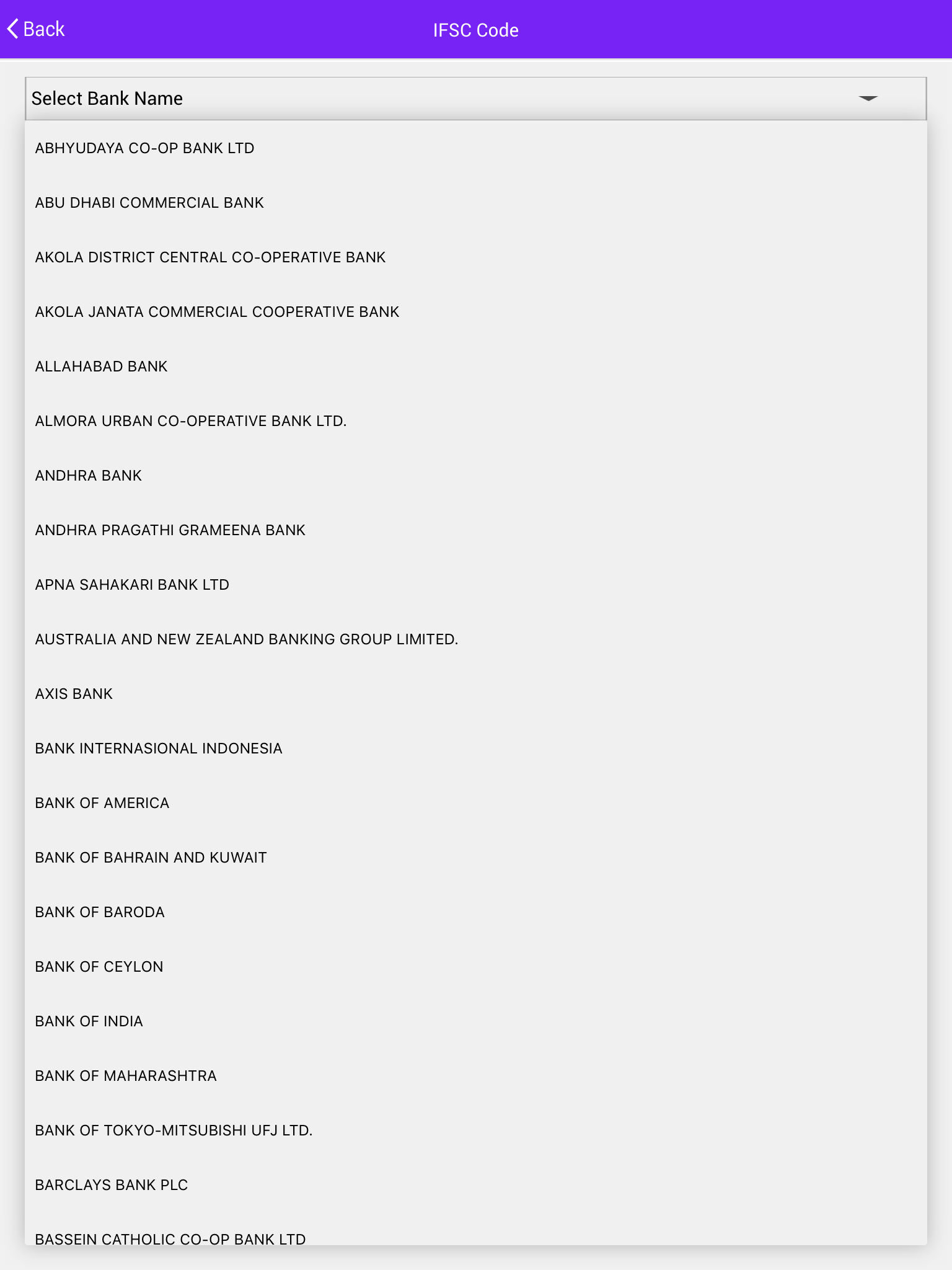 IFSC Code For Indian Bank