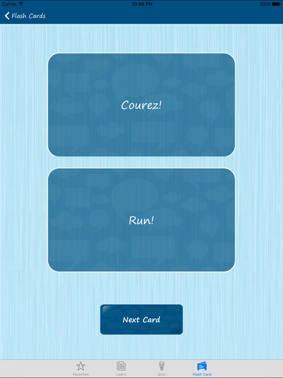 Screenshot #6 pour Learn French Quickly - Phrases, Quiz, Flash Card, Alphabet