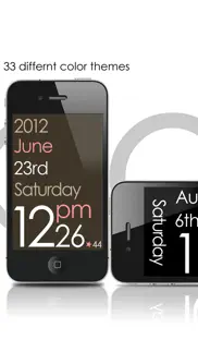 typodesignclock - for iphone and ipod touch iphone screenshot 2