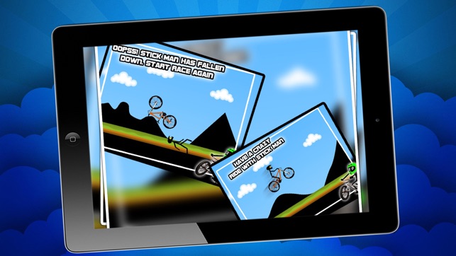 Stickman Downhill - bmx cycle - bike racing game - bike game(圖1)-速報App