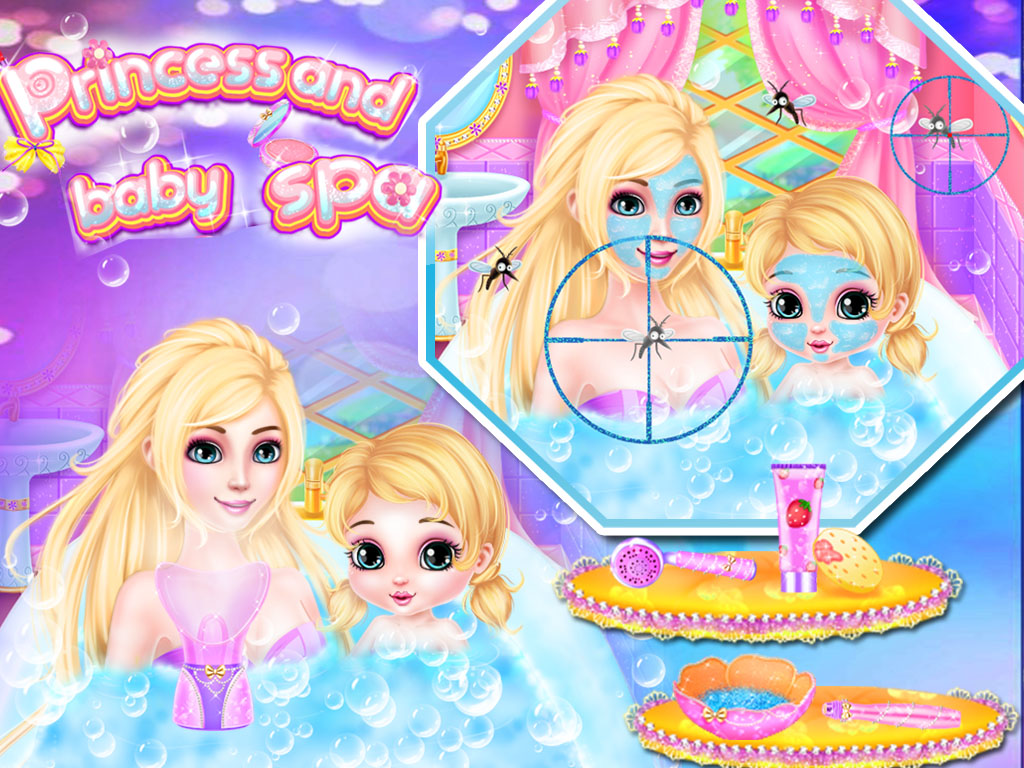 Princess And Baby makeup Spa － makeover