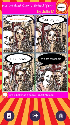 COMIKKI - Your Comic Life : Automatic Selfie Cartoon Photo S(圖2)-速報App