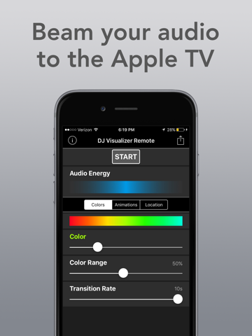 DJ Visualizer: dope music visuals beamed to your TV screen