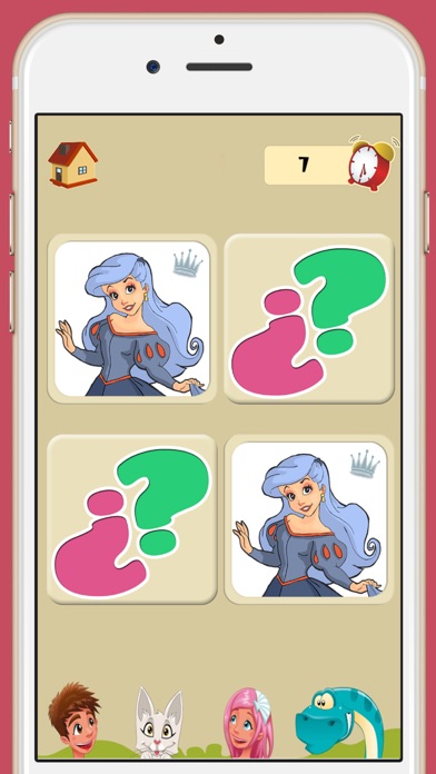 Screenshot 1 of Memory game princesses: learning game of brian training for girls and boys App