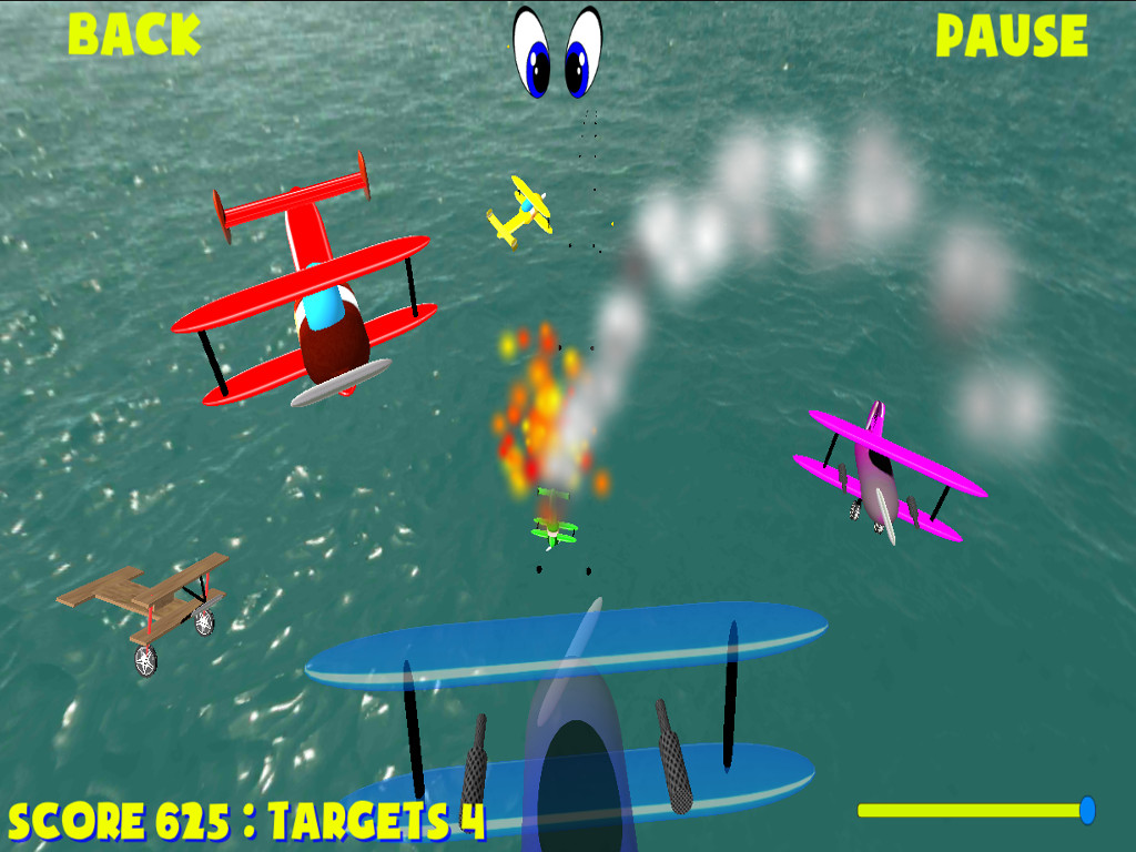 Biplanes, dog fight