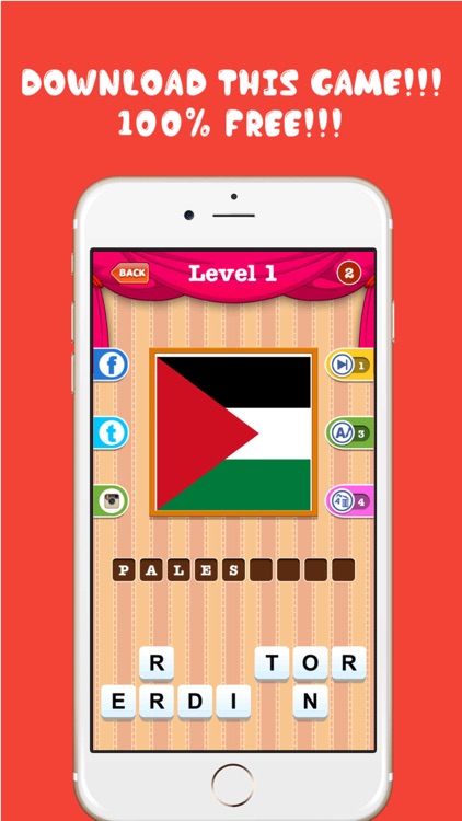 World Flags Quiz - Guess the national flags games for kids