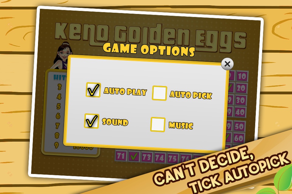 Classic Keno Golden Eggs - Bonus Multi-Card Play Free Edition screenshot 4